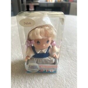 Vintage Precious Moments 4” Dutch, international doll